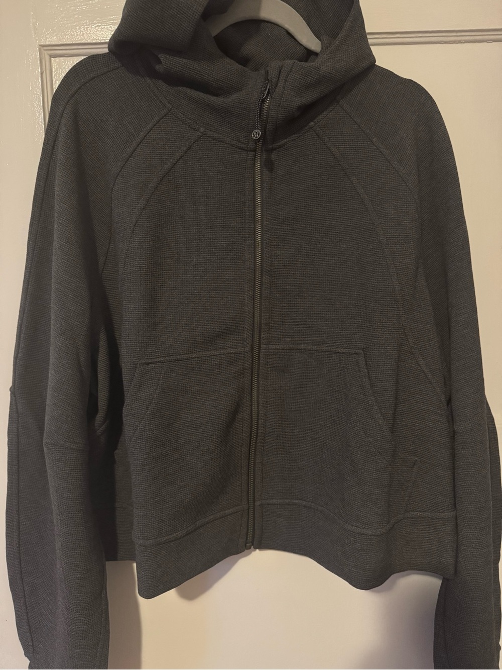 lululemon athletica Charcoal Full-Zip Hooded Sweatshirt